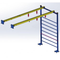 J68 Orbitador Duplo Chão Parede